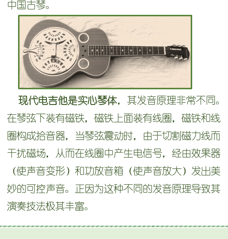 古典吉他初级教程 第12页  吉他各部位名称  [左下]