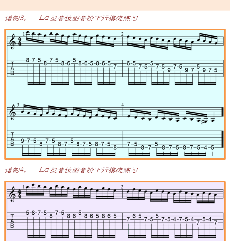 古典吉他高级教程 第39页  音阶模进  [右上]