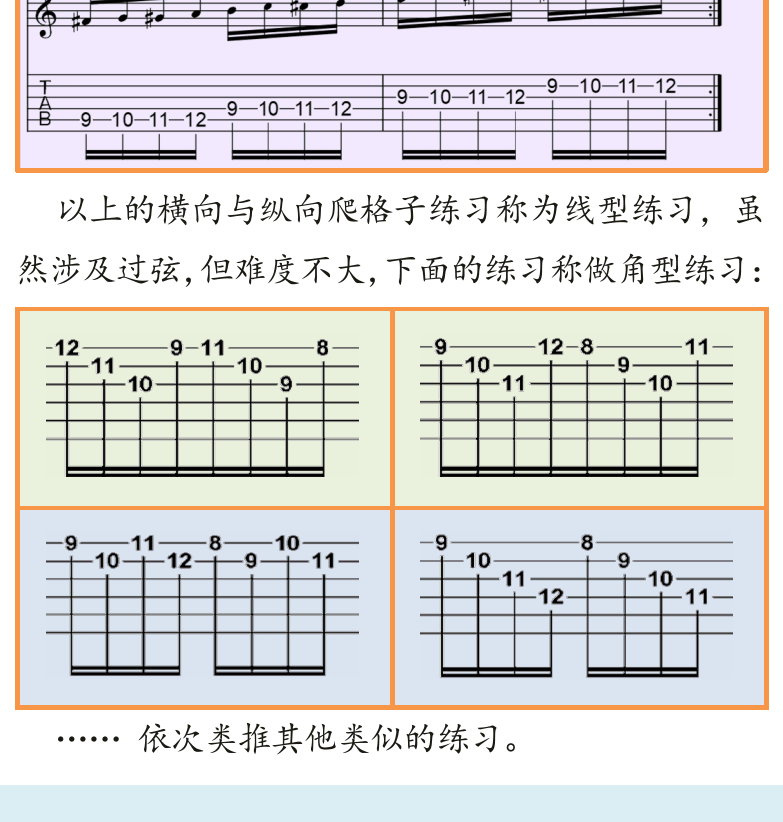 古典吉他高级教程 第36页  第二节_弹奏音阶  音阶定义  [左下]