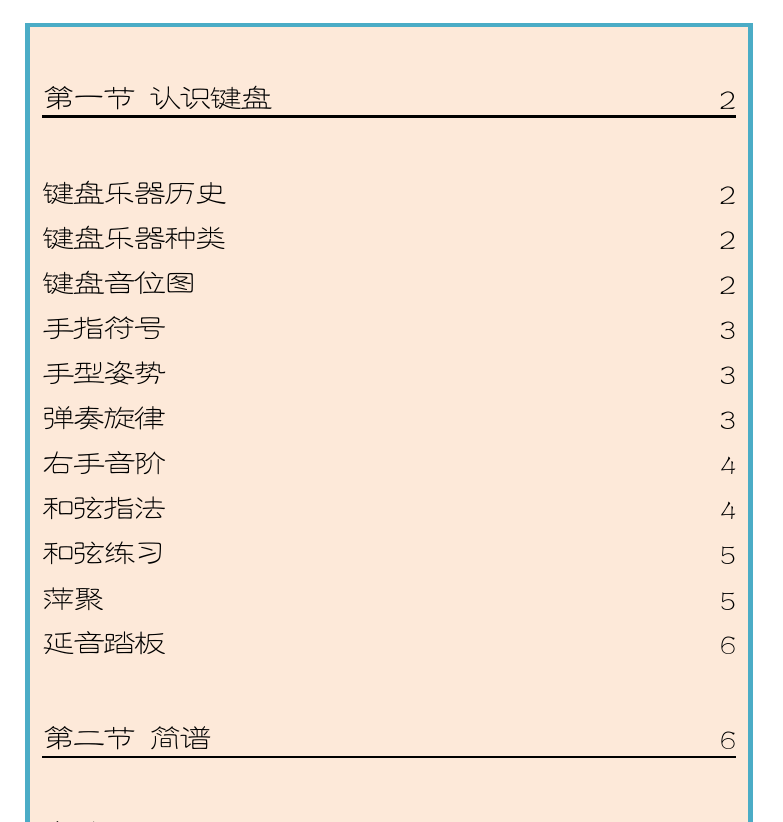 键盘入门 第1页  [右上]