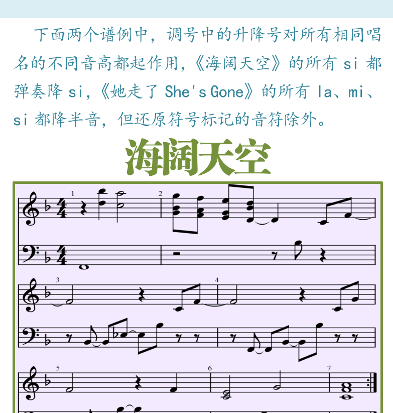 键盘入门 第10页  海阔天空  她走了  [右上]