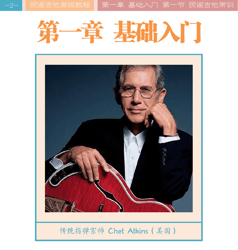 民谣吉他高级教程 第2页  第一节_民谣吉他常识  吉他简要历史  吉他常见种类  [左上]