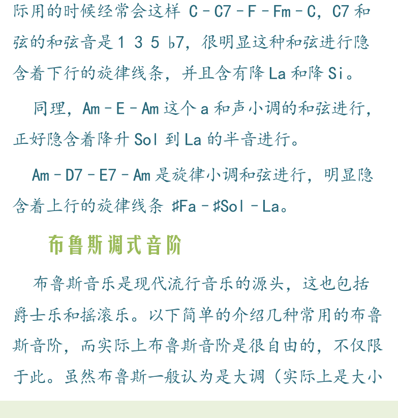 民谣吉他高级教程 第27页  布鲁斯调式音阶  [左下]