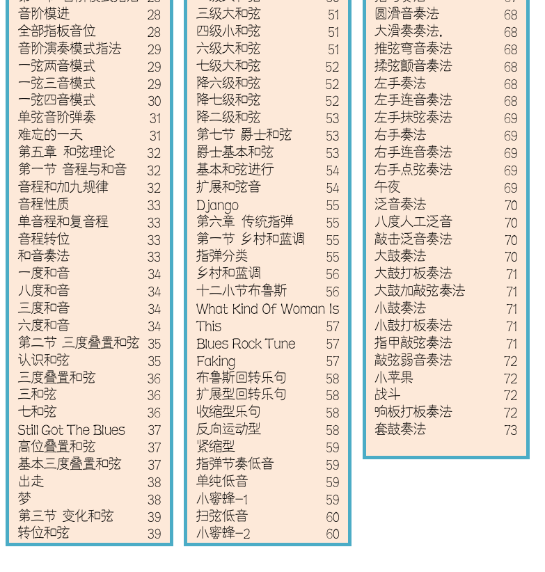 民谣吉他高级教程 第1页  [右下]