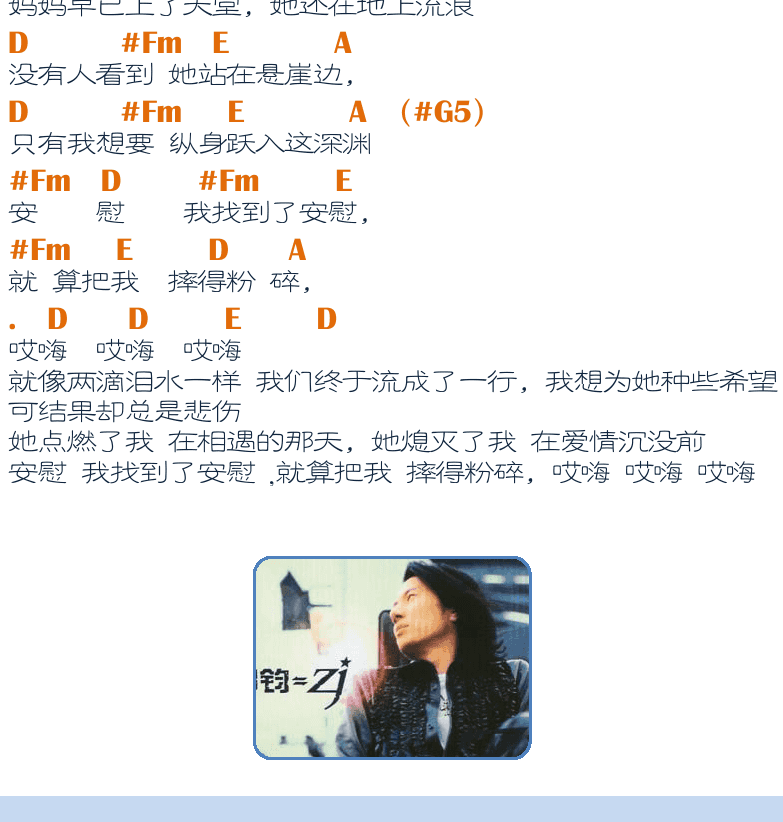民谣吉他弹唱谱集 第18页  安慰  稻香  [左下]