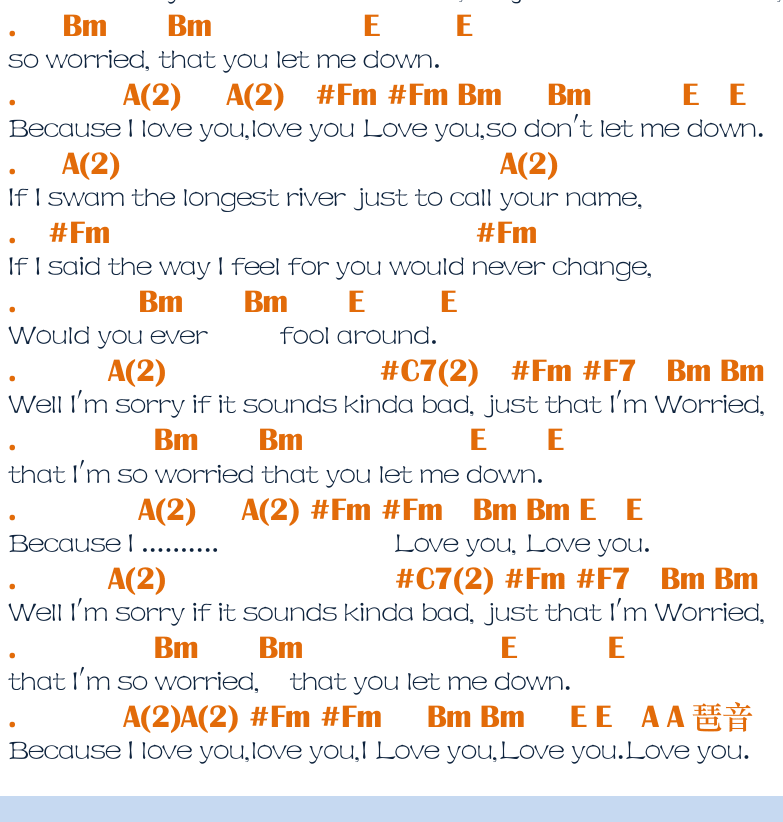 民谣吉他弹唱谱集 第51页  因为我爱你  Because_I_love_you  出卖世界的人  The_Man_Who_Sold_The_World  [左下]