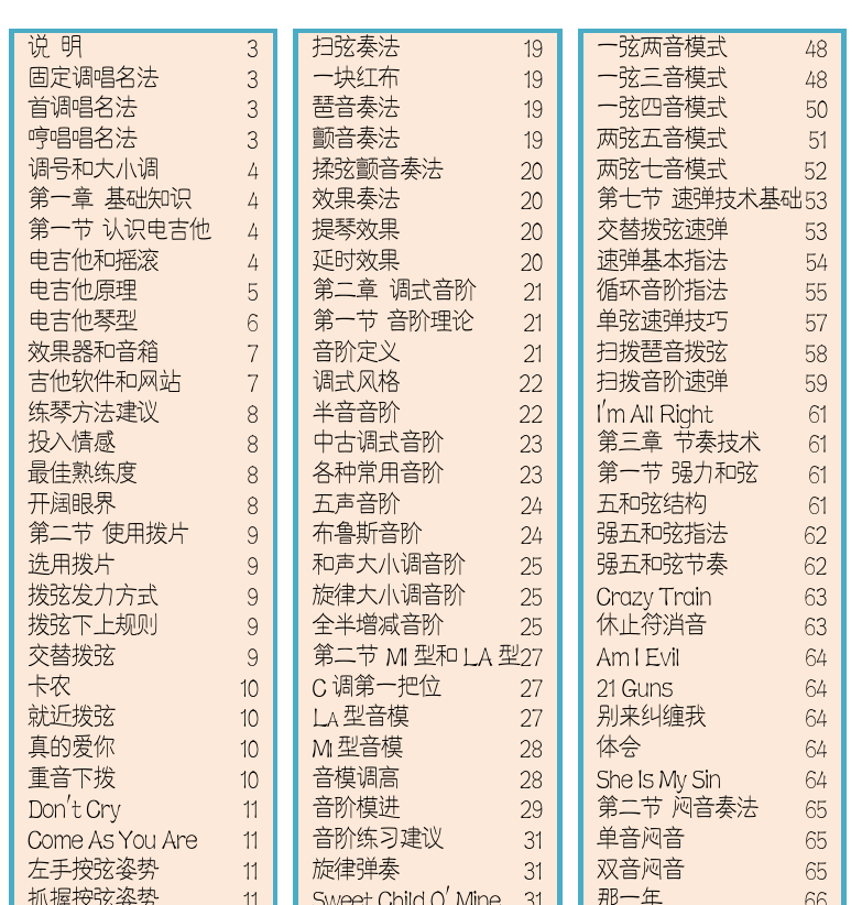 摇滚电吉他高级教程 第1页  [右上]